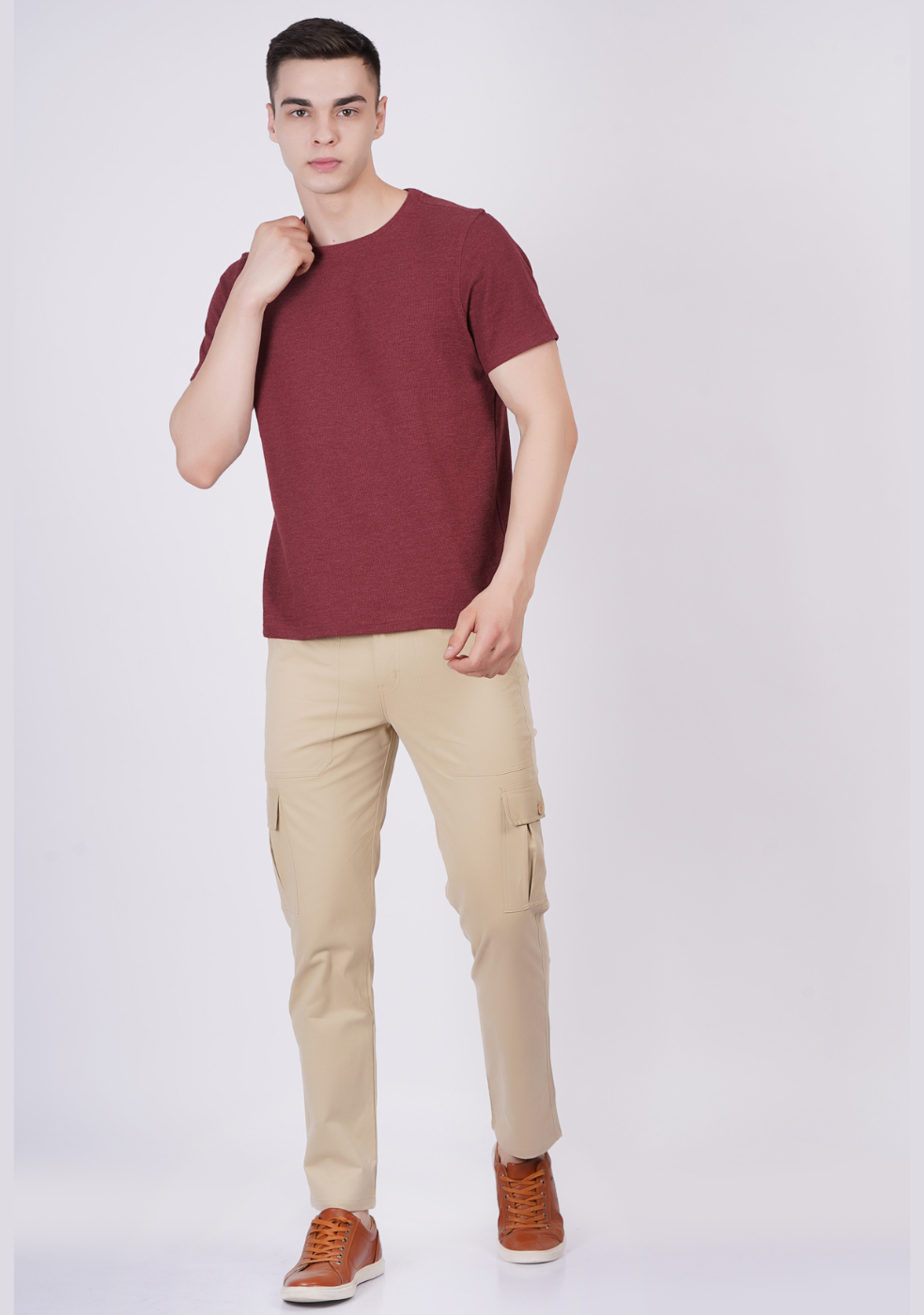 Cargo pants for men with cross pocket
