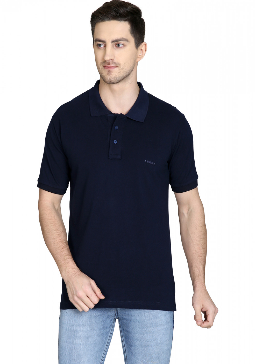 Blue Polo T Shirt For Men