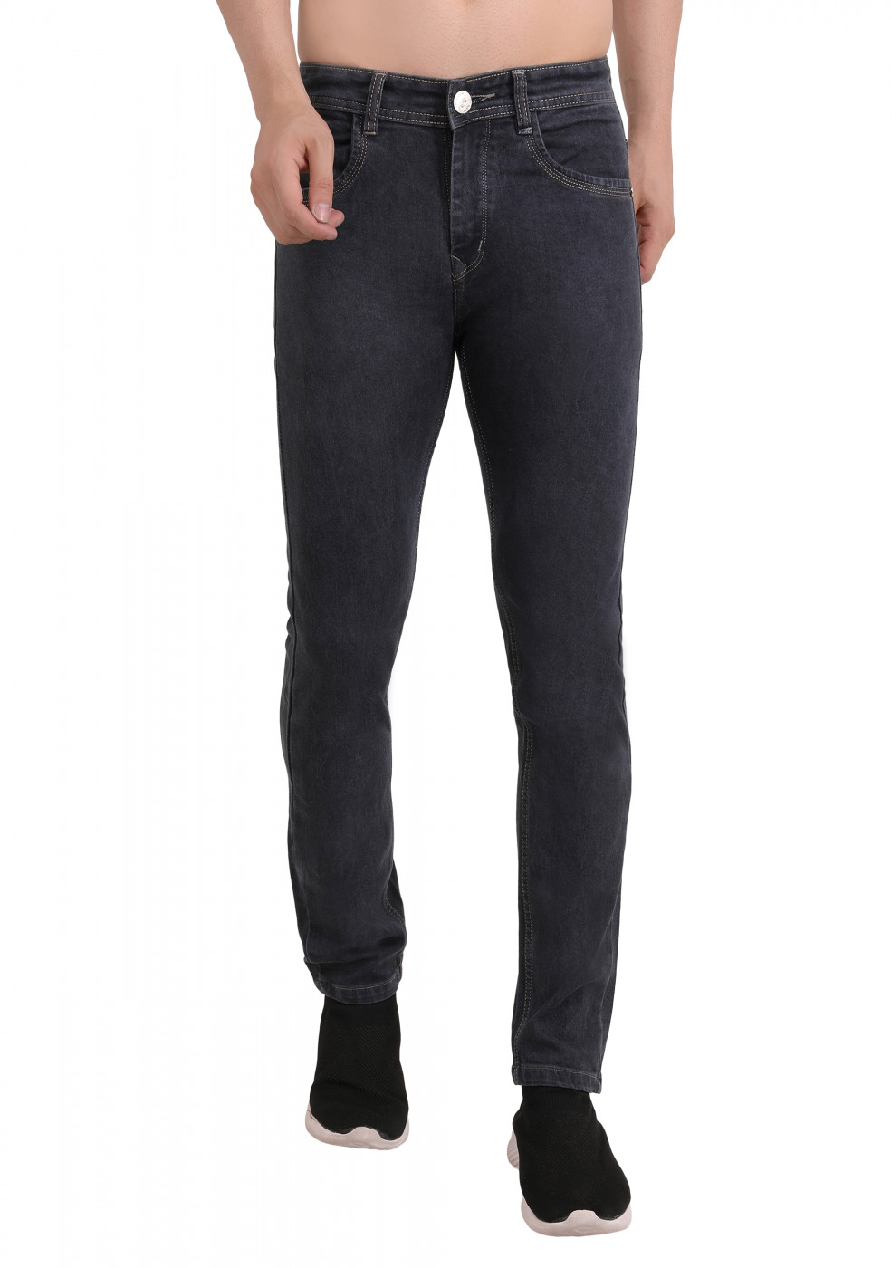 Gray Comfortable Jeans For Men