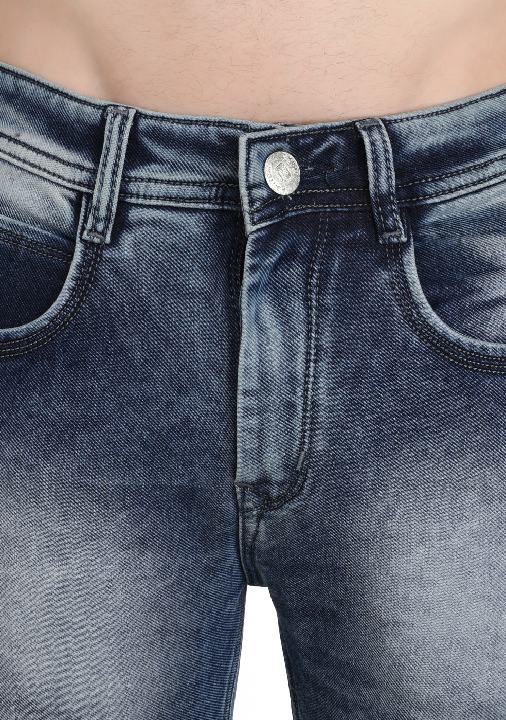 Light Blue Trendy Jeans For Men