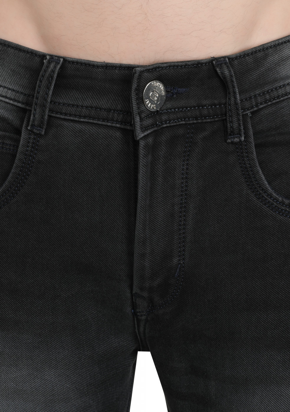 Dark Gray Trendy Jeans For Men