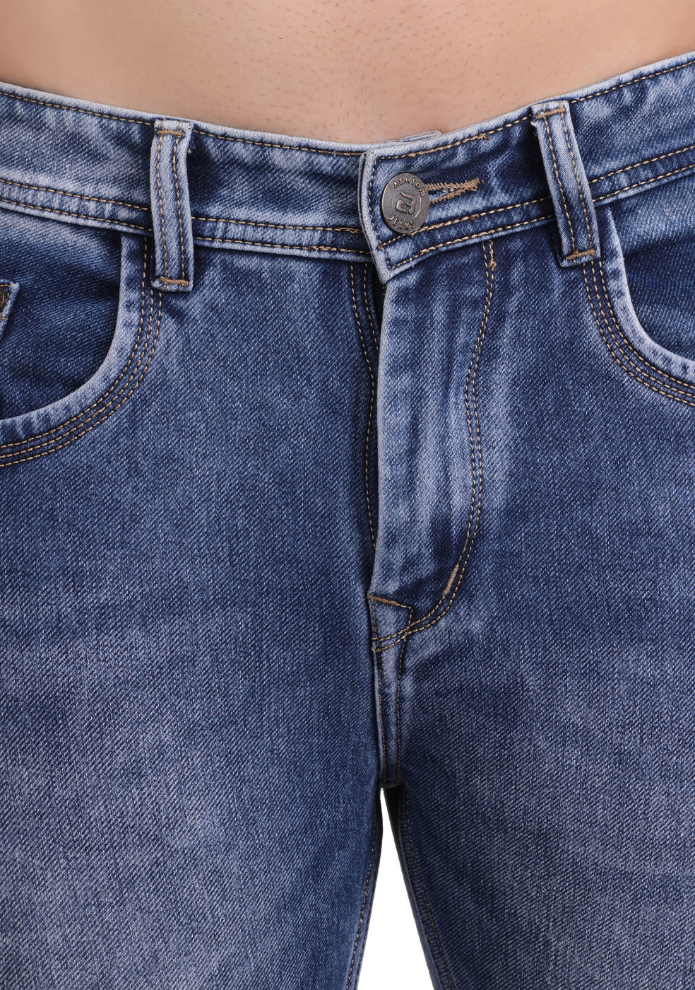 Blue Denim Jeans Slim Fit For Men