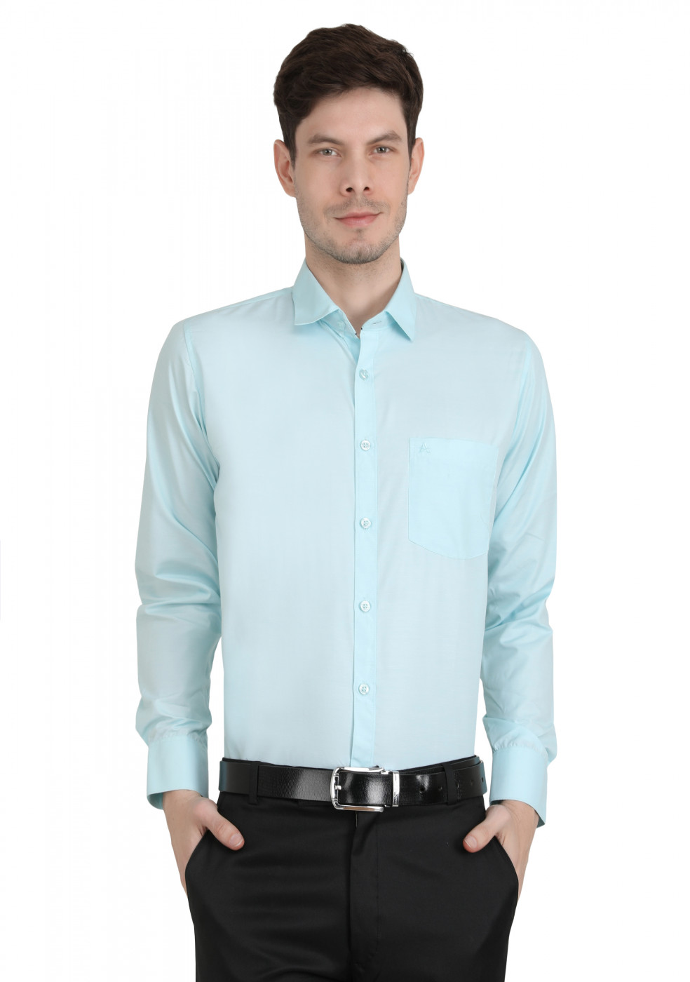 Plain Formal PC Mix Filafil Shirt For Men