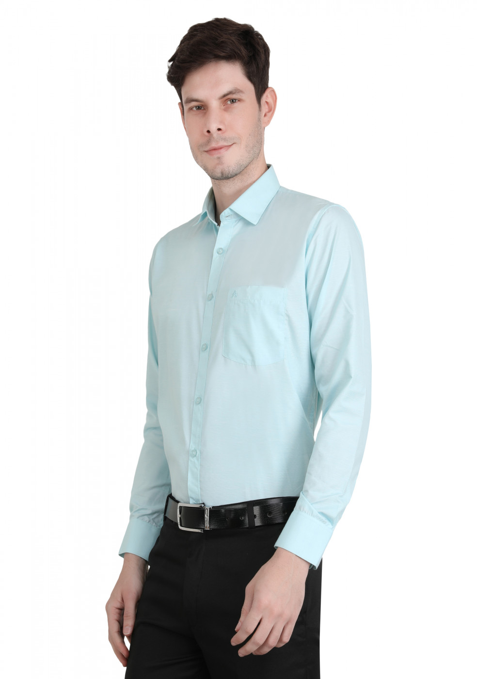 Plain Formal PC Mix Filafil Shirt For Men