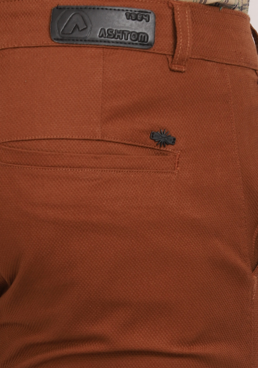 ASHTOM Copper Formal Cotton Trouser Regular Fit For Men