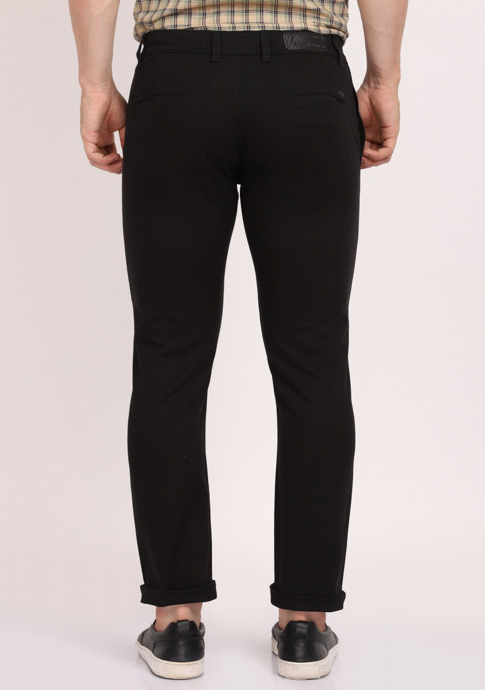 Trousers | Mens COS REGULAR-FIT WOOL PANTS DARK NAVY ~ Theatre Collective