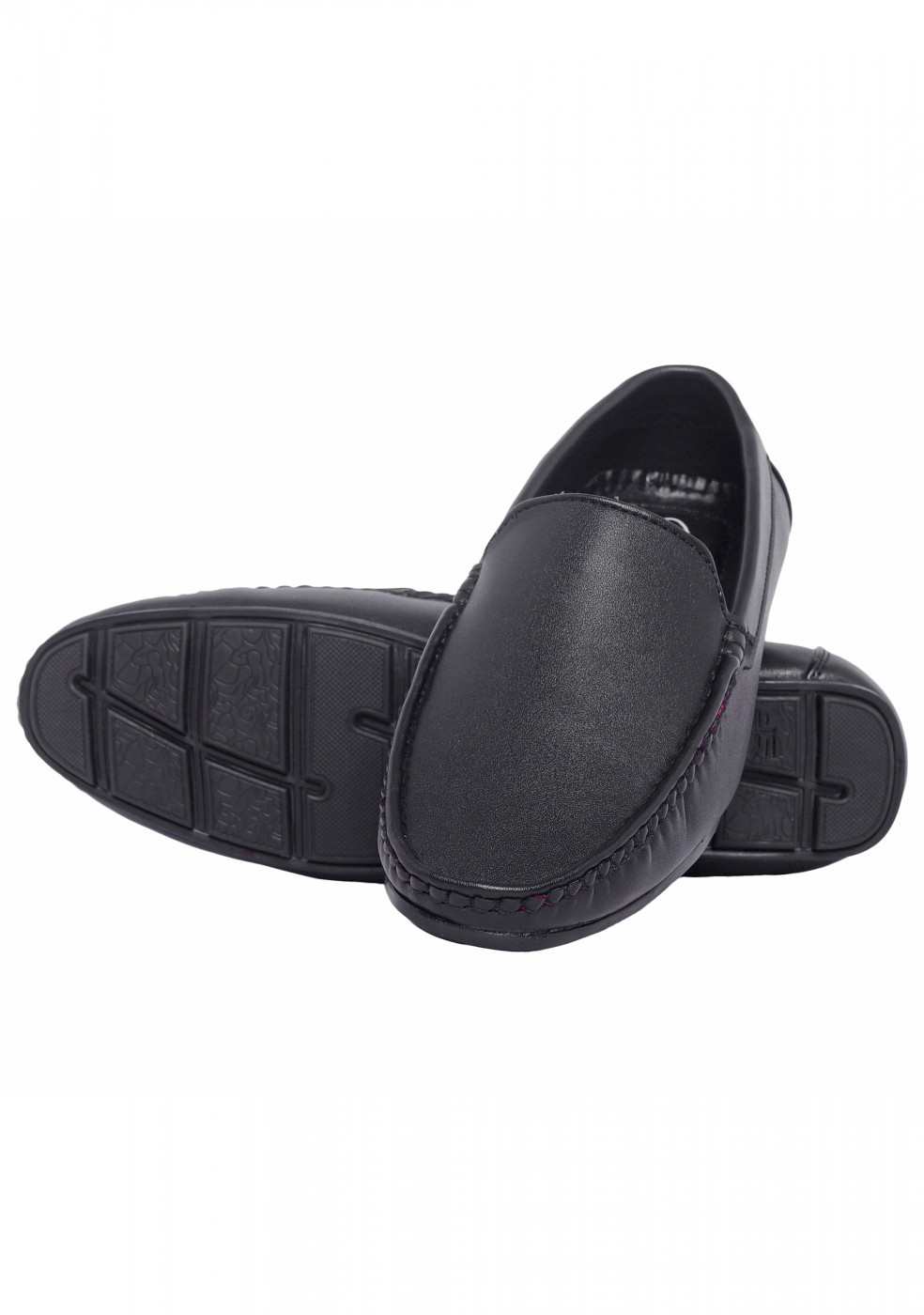 XSTOM Comfortable Black Casual Loafers For Men