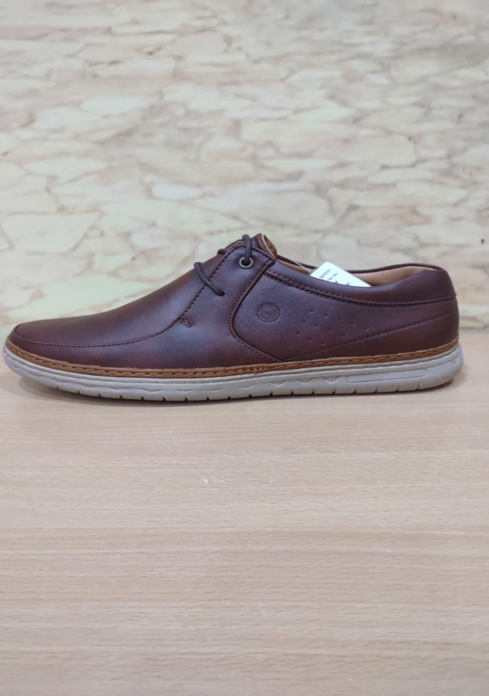 BANISSION Brown Shoes For Men