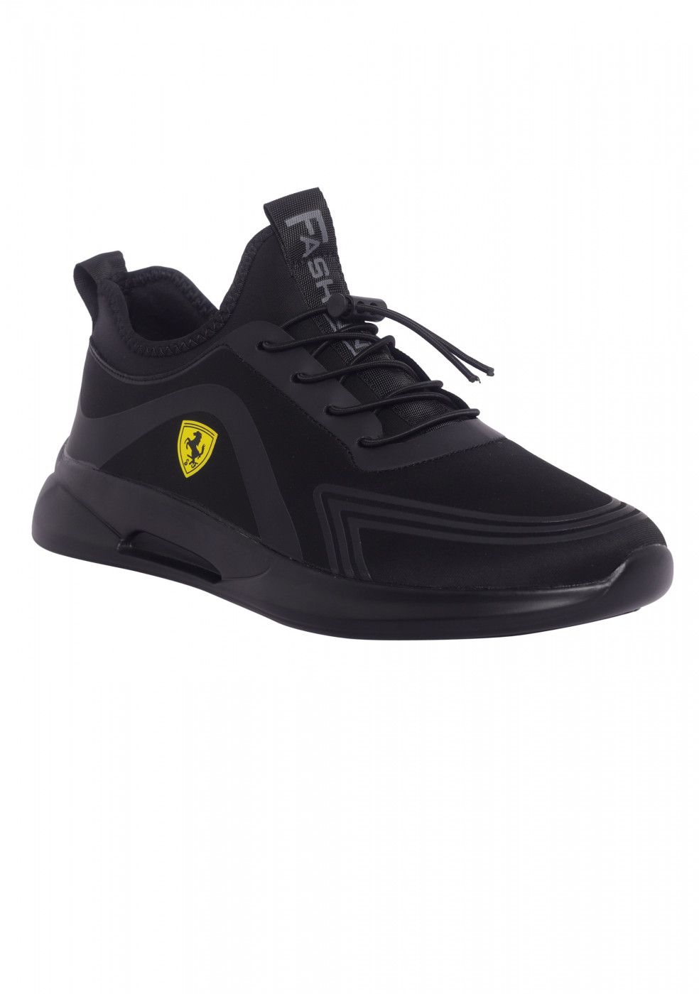 MAGNETT Black Sports Shoes For Men