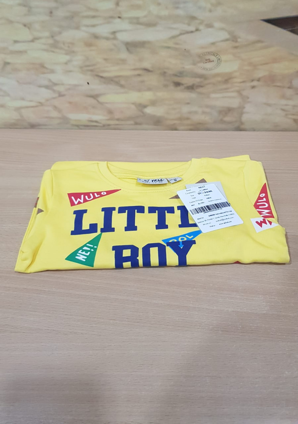 Yellow Sweatshirt For Kids