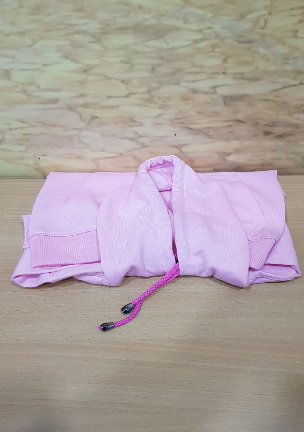 HUKH Pink Full Sleeves Solid Hooded Sweatshirt For Kids