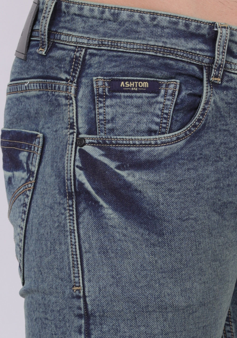 Light Stretchable Cotton Jeans For Men