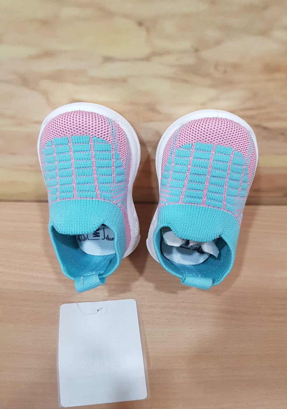 Blue Pink Kids Sports Shoes Without laces
