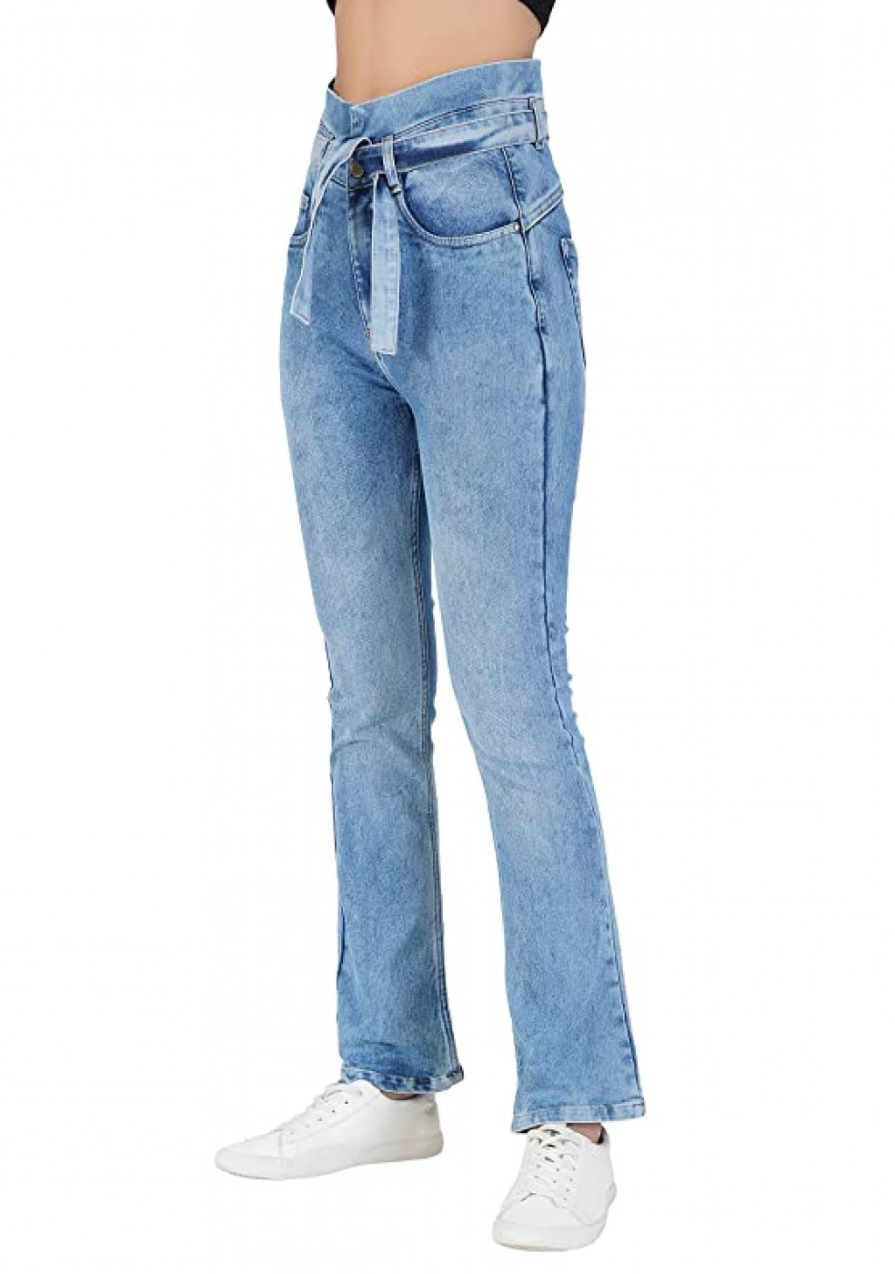 Women Stretchable Cotton ICE Color Jeans