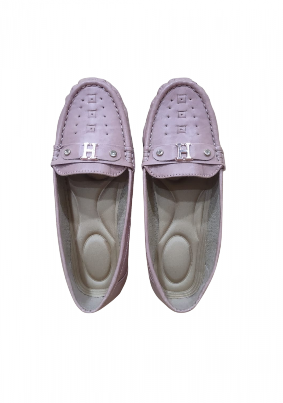 Women Peach Color Loafers