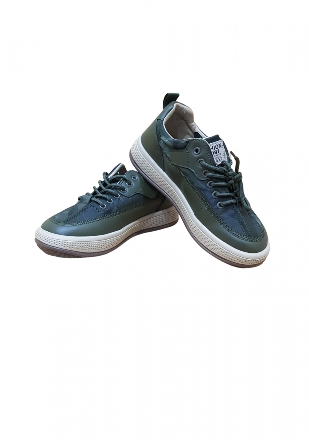 Green Stylish Sneakers For Men