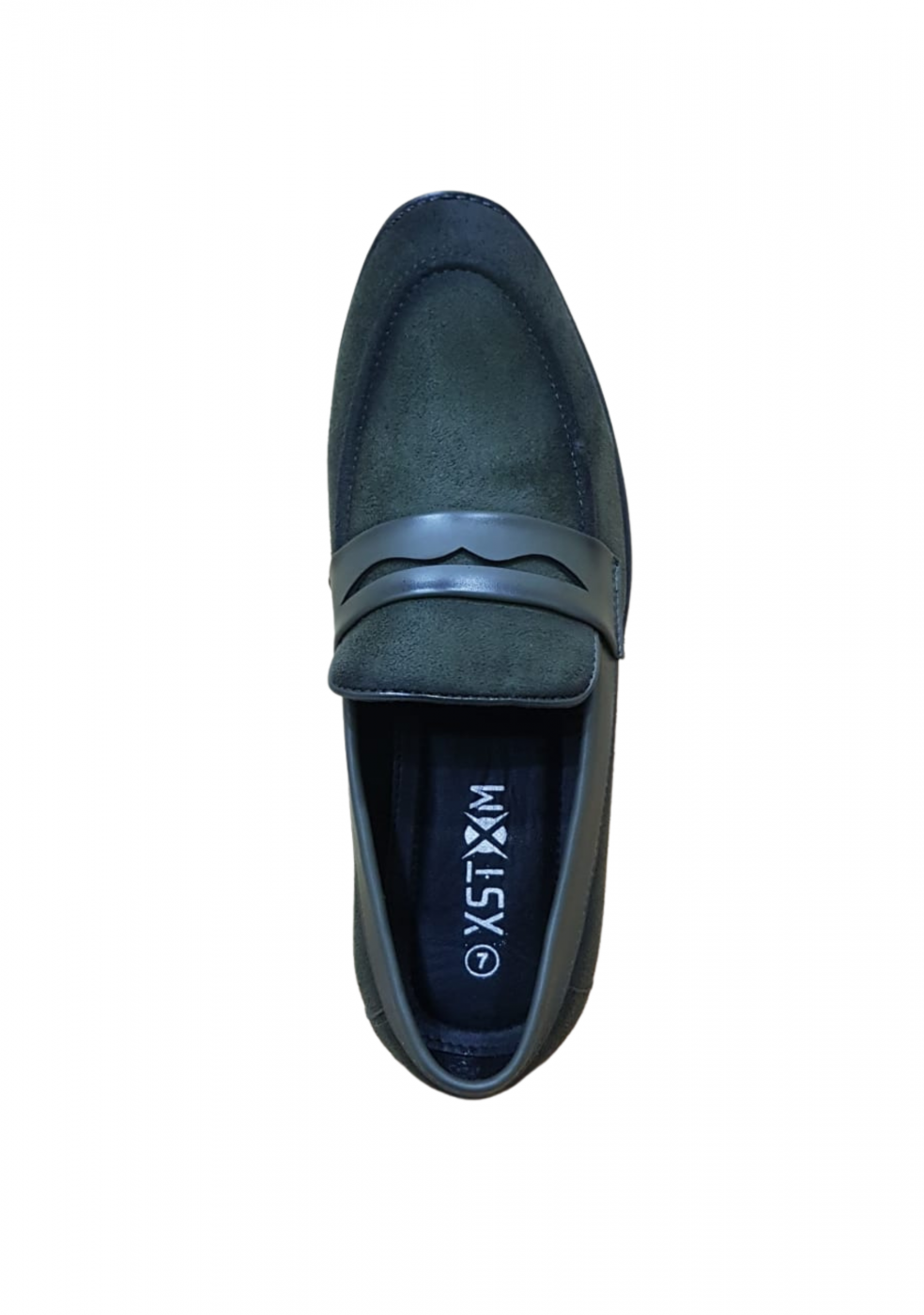 XSTOM Formal Green Color Shoes For Men