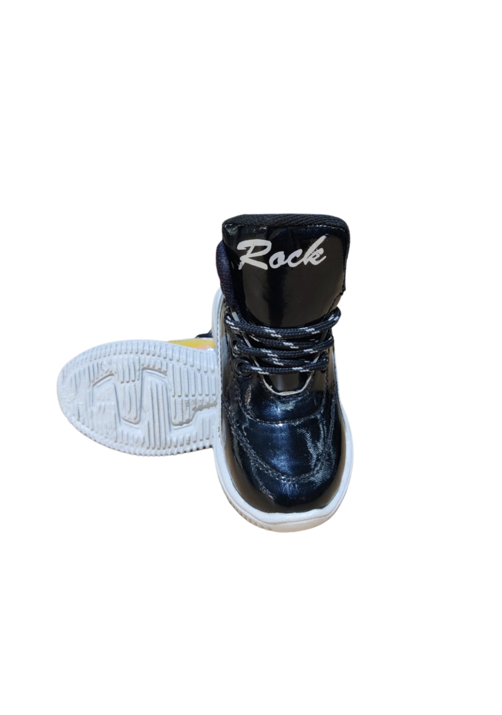 Black Kids Casual Shoes With laces