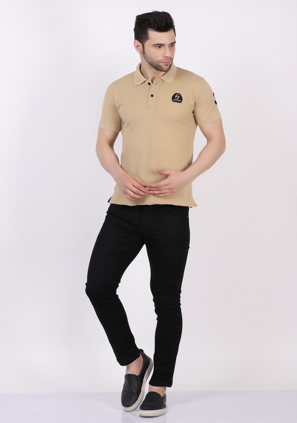 Collar Casual Wear Matty Polo T- Shirt  For Men