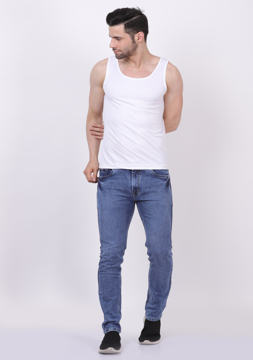 Stretchable Cotton by Cotton Denim Jeans For Men