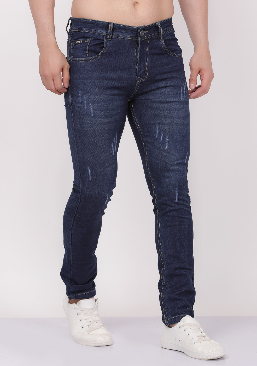 Buy Raj Garments Denim Damage Jeans (Set 1) (PCS 10) at Amazon.in