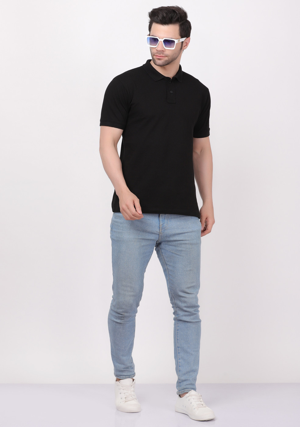 Collar Casual Wear Stylish Matty Polo T- Shirt For Men