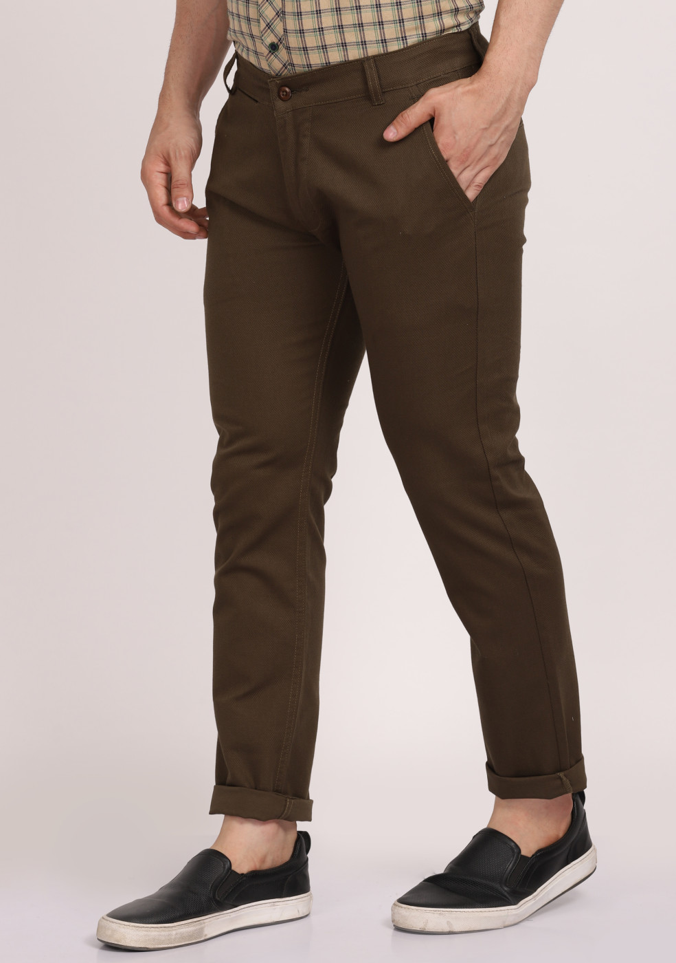 ASHTOM Casual Cotton Trouser Regular Fit For Men