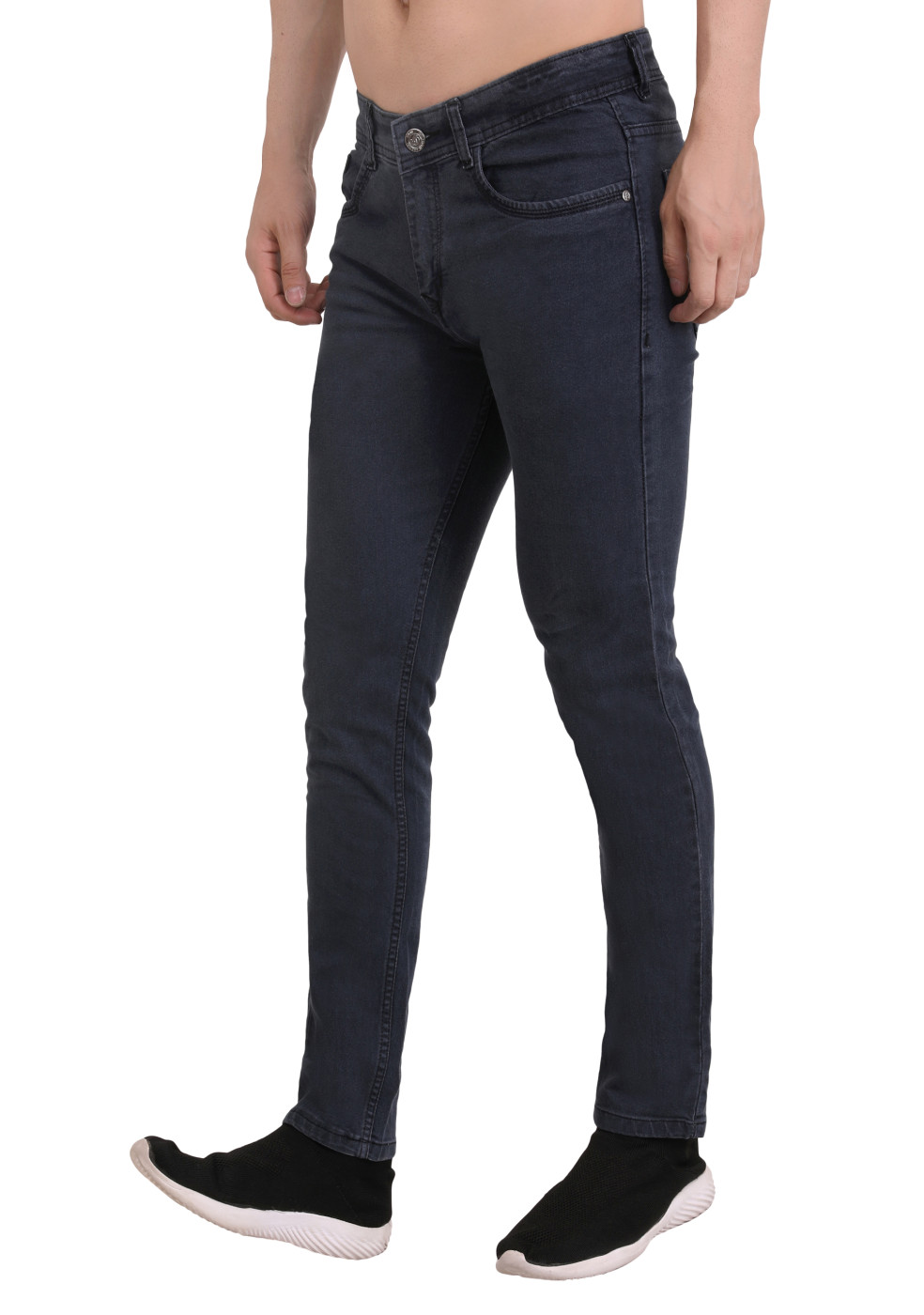 Light Weight Flat Finish Fabric Jeans For Men