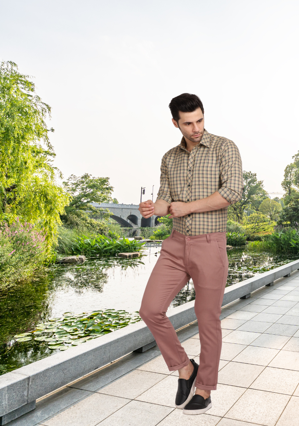 Buy Men Brown Regular Fit Solid Casual Trousers Online - 814340 | Allen  Solly-saigonsouth.com.vn