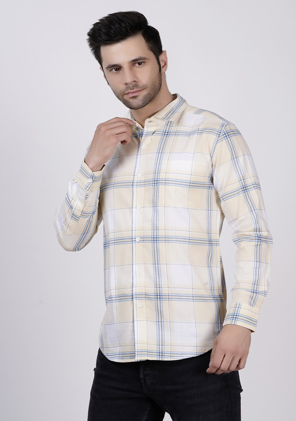 Men Cotton Casual Shirt