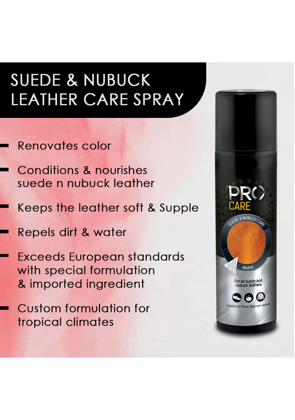 Pro Premium Best Suede and Nubuck Protector For shoes