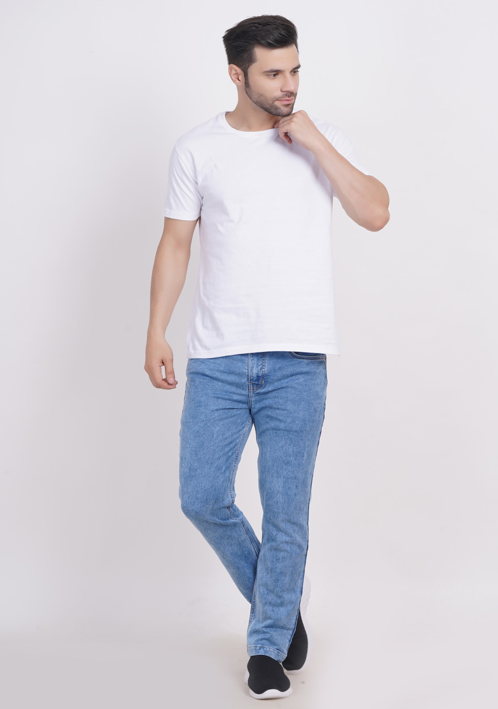 Buy online Blue Denim Jeans from Clothing for Men by Ankit