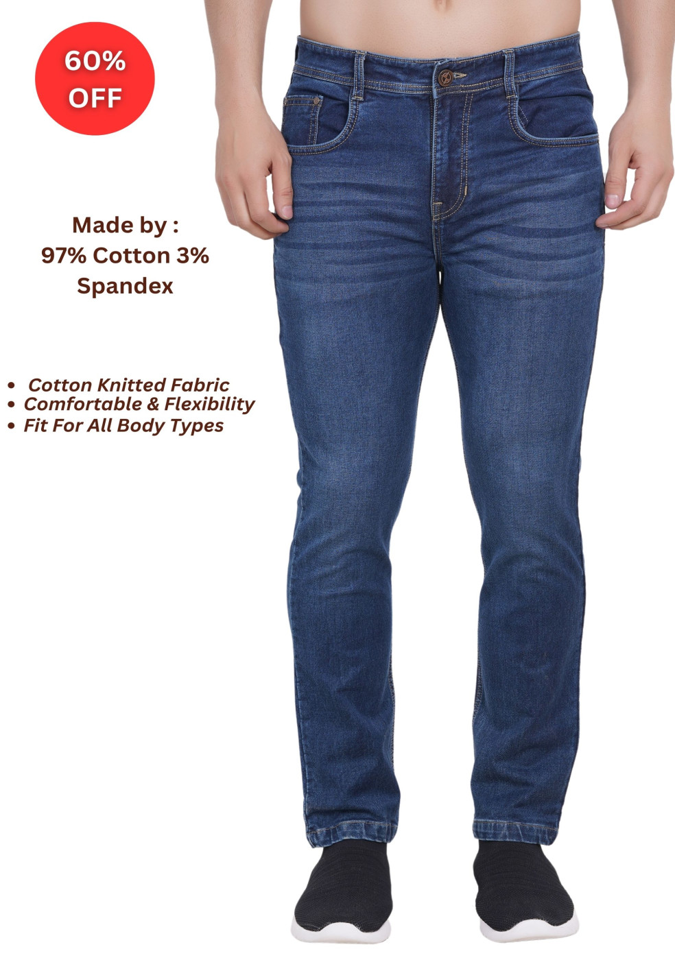Cotton Jeans for men