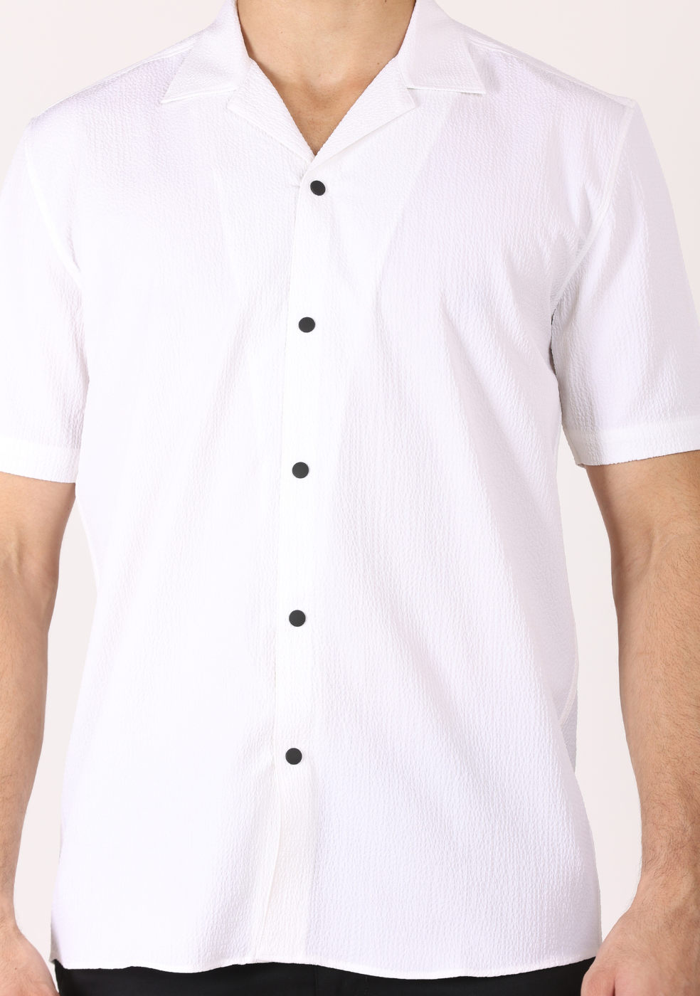 Half Sleeve Safari Collar Shirt for Men's