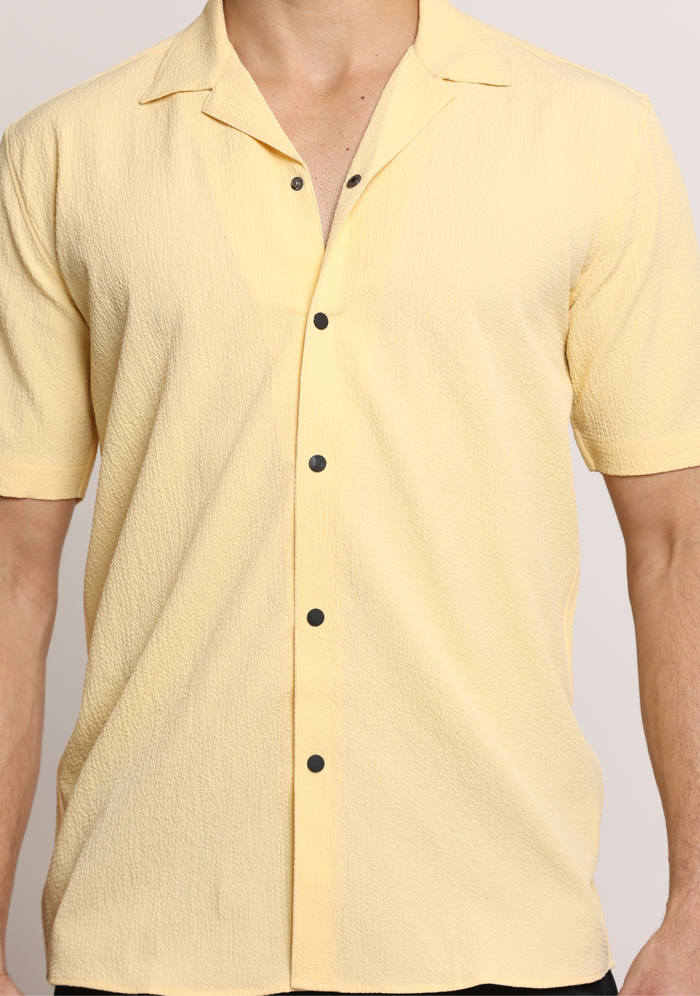 Half Sleeve Safari Collar Shirt for Men's