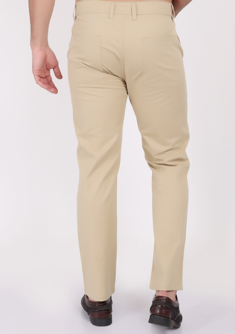 Men Regular Fit Pure Cotton Trousers