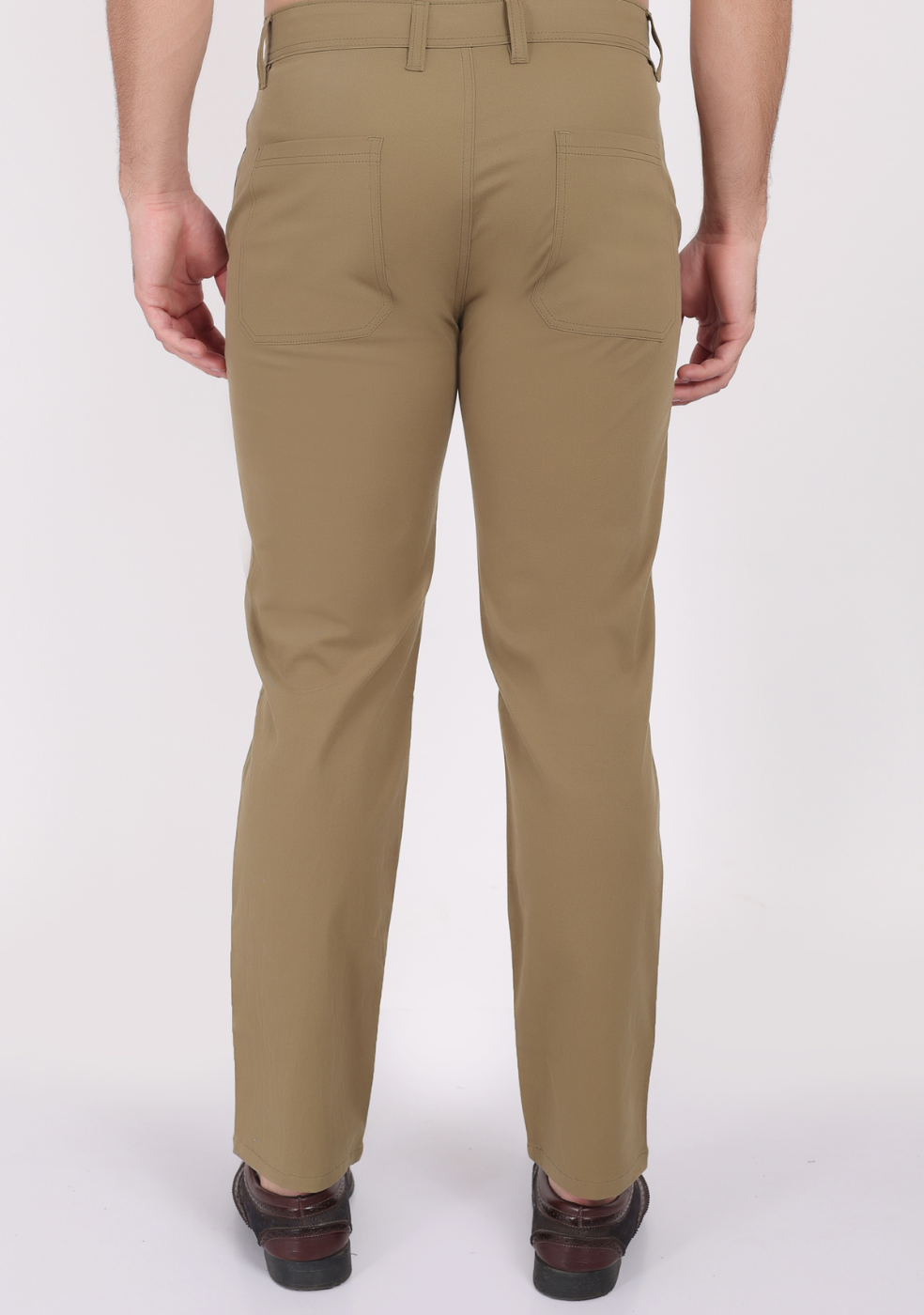 Men Regular Fit Pure Cotton Trousers