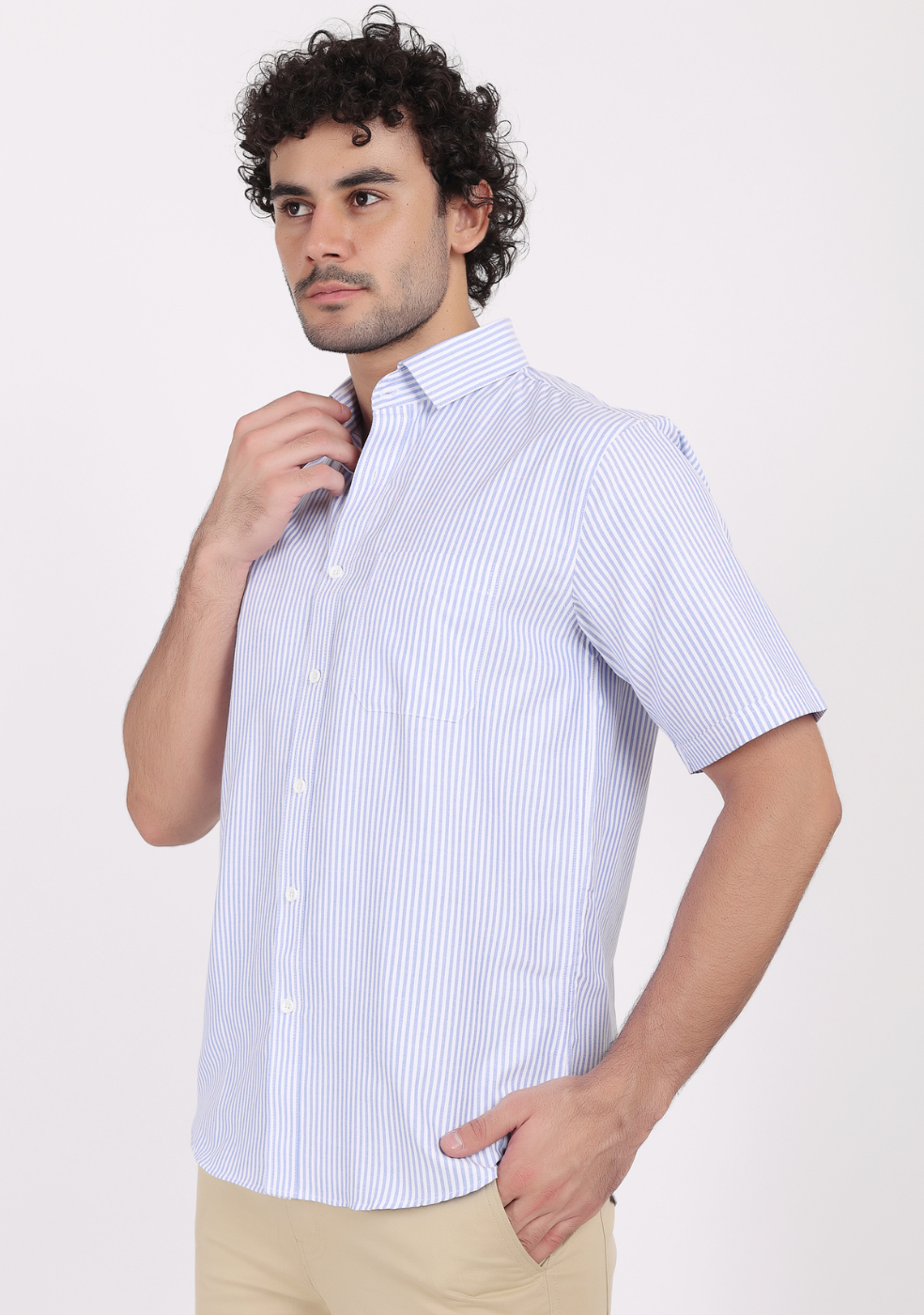 Half Sleeve Lining Shirts For Men