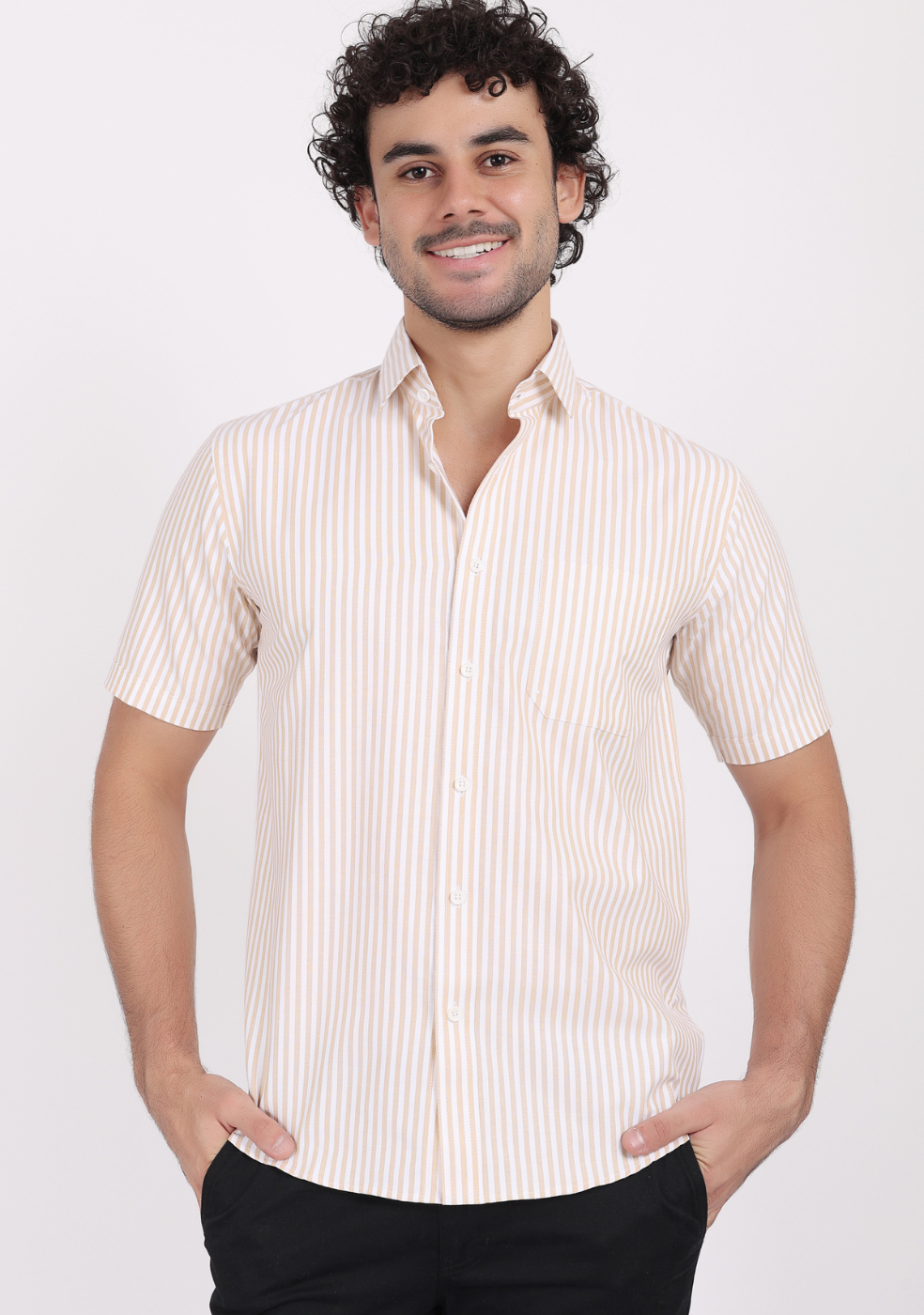 Half Sleeve Lining Shirts For Men