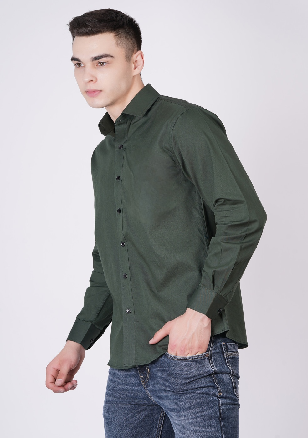 Men Shirt Without Pocket