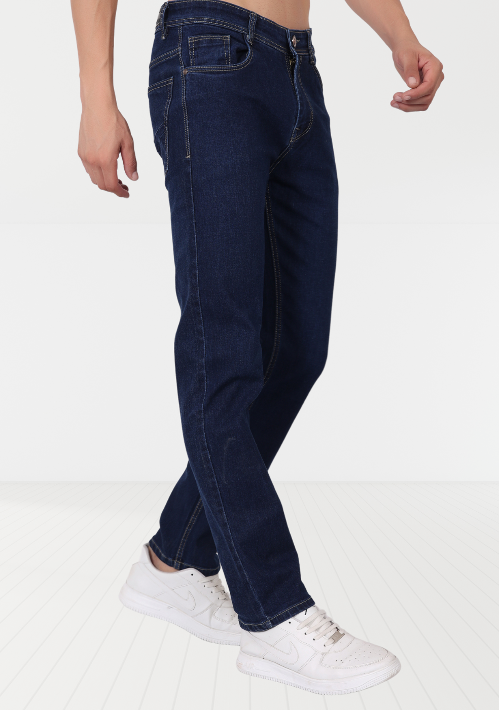 Regular Fit Denim Jeans For Men