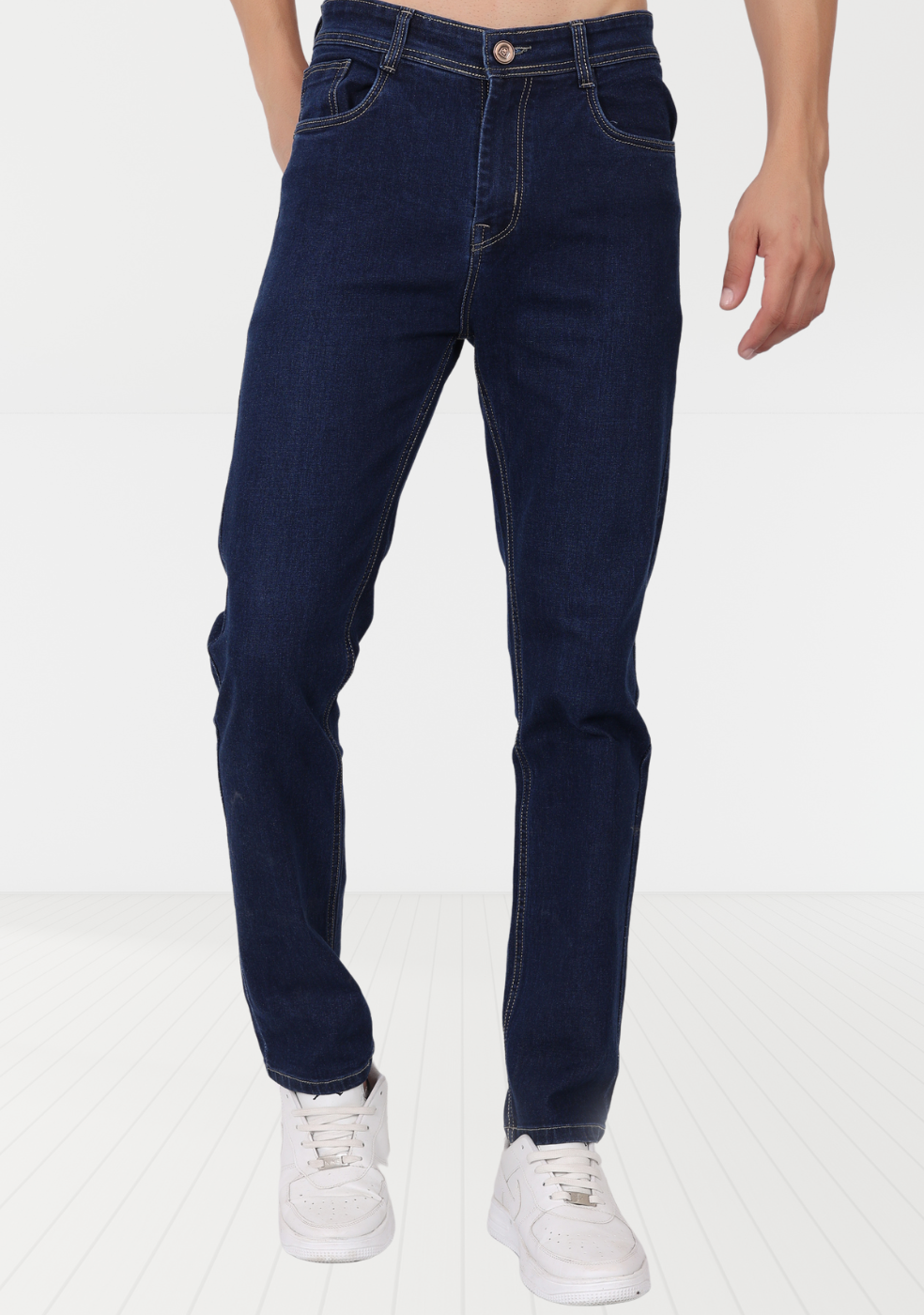 Regular Fit Denim Jeans For Men