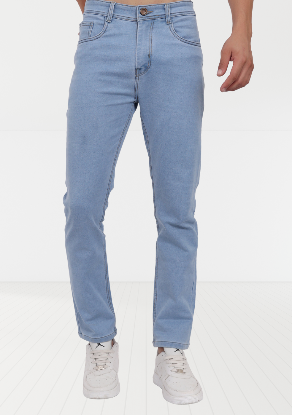 Regular Fit Denim Jeans For Men