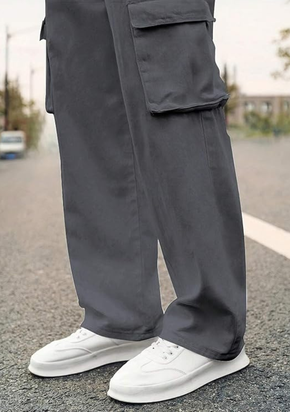 Men Cargo Pants Cotton