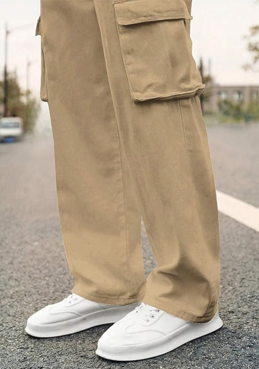 Men Cargo Pants Cotton