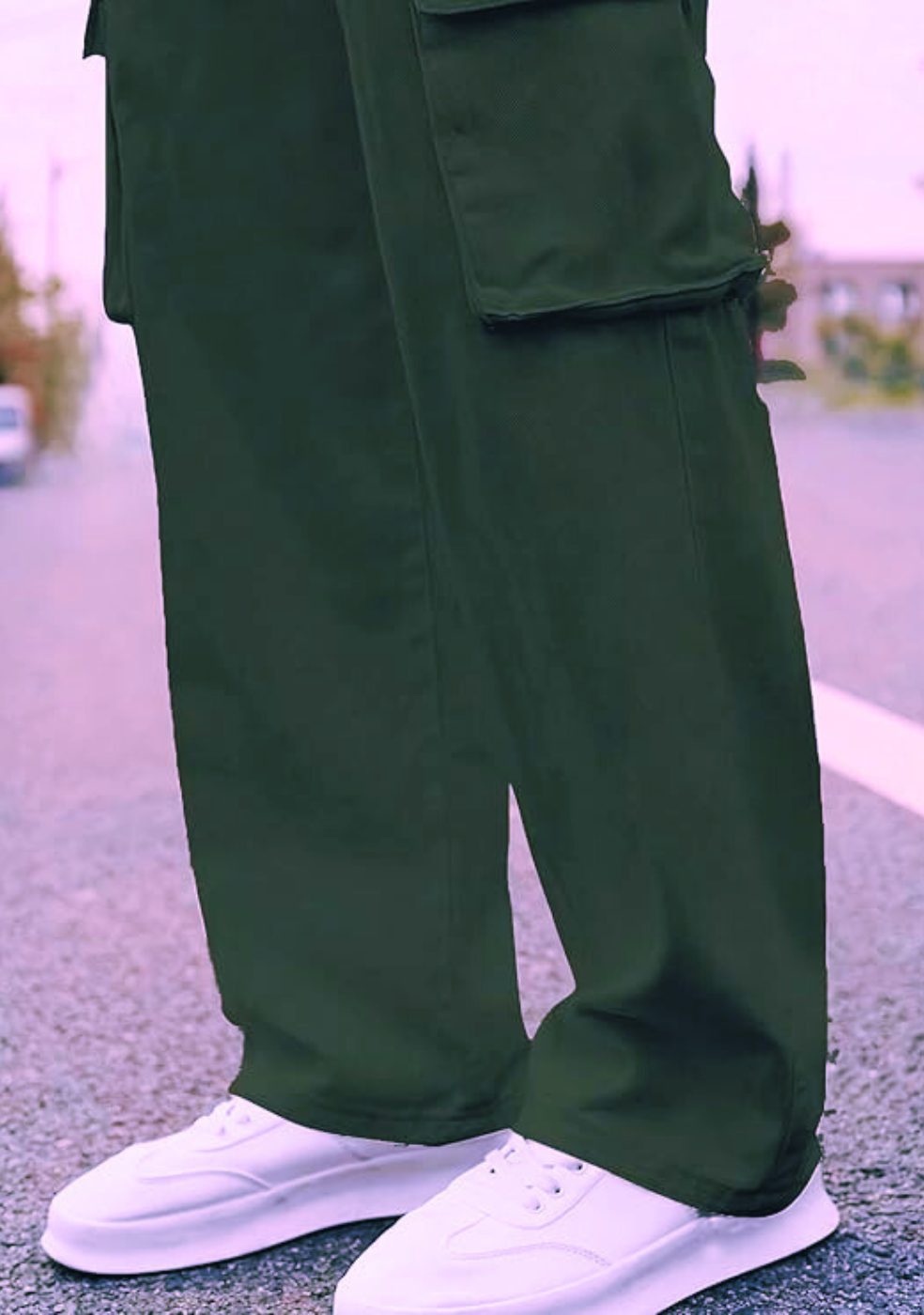 Men Cargo Pants Cotton