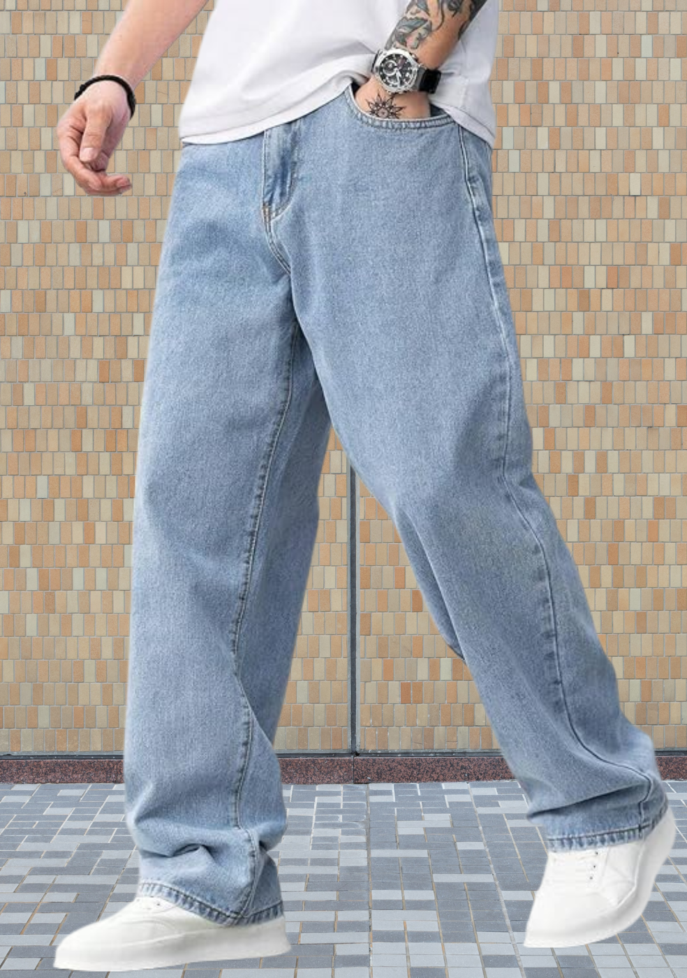 Baggy Denim Jeans For Men